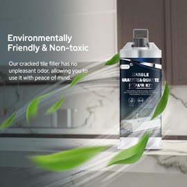 Marble Repair Kit & Quartz Countertop Chip Repair Kit, Tiles Repair Kit, Suitable for Granite, Marble, Quartz Stone, and Other Stone Surface Crack Quartz Chip Repair Kit