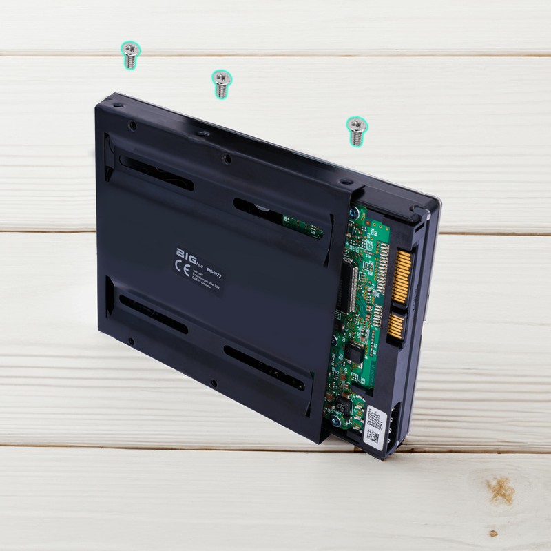BIGtec Hard Drive Adapter SSD HDD Mounting Frame 2.5 Inch