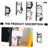 Toyvian Monitor Sticky Note Board Acrylic Monitor Memo Board Cute