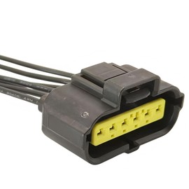 Mass Air Flow (MAF) Sensor Connector WPT1091, Compatible with Ford Crown Victoria, E-150-350, Escape, Explorer, Mustang, Focus, Ranger, Taurus, Lincoln Aviator, Navigator, Mercury Cougar, Sable LJQ