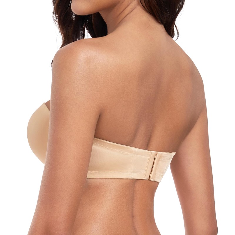 Lemorosy Multiway Contour Strapless Bra Women's Plus Size Full Coverage