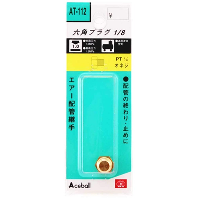 SK11 AT-112 Hex Plug, Male Thread R1/8, 3.3 ft (1