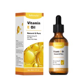 Vitamin E Oil, Rose Vitamin E Face & Body Oil for Skin, Hair, Nails, and Body for Nourishment, Dryness, Diminish Scars and Stretch Marks,2 fl.oz
