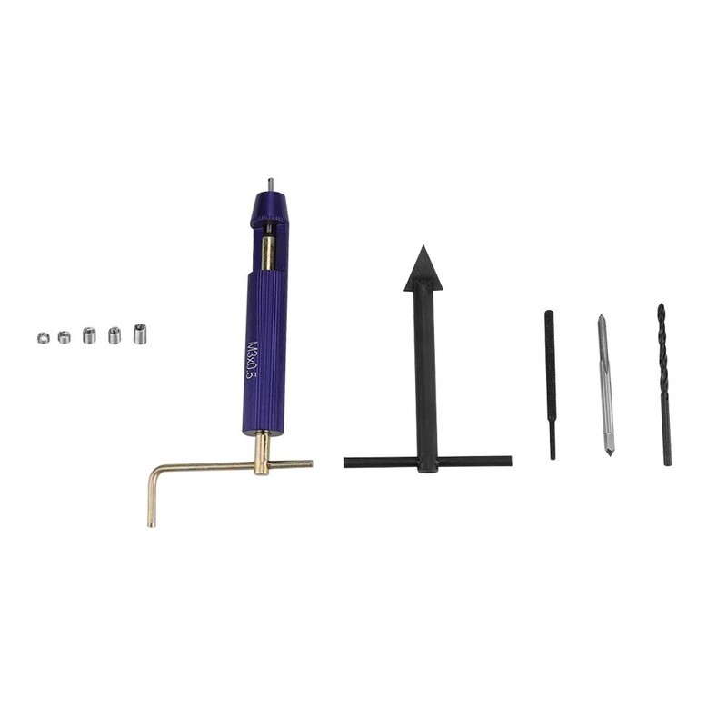 M3 Thread Repair Kit, Stainless Steel Wire Thread Insert Combination