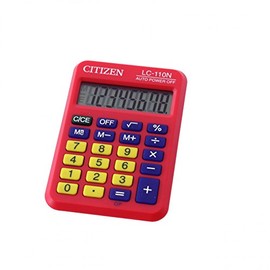 Citizen LC 110NRDCFS Calculator Red