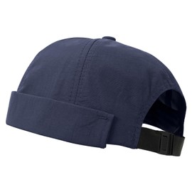 LXOrdora Brimless Hats Quick Drying Docker Caps Beanie Unisex Navy