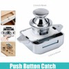 2 Pack Push Button Latches Locks Replacement Keyless Door Lock