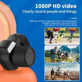 Digital Recording Camera, 1080P Video Vlogging Camcorder with 0.96 Inch Screen, Compact Portable Small Kids Cameras for Travel, Holiday, Gifts (Black)