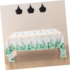 Kisangel Eucalyptus Leaf Table Cover Elegant Dining Table Decoration for