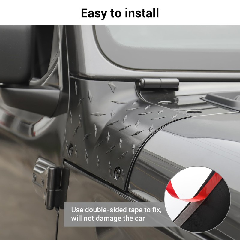 Hoolcar Cowl Body Armor Outer Corner Guards Hood Guard Cover