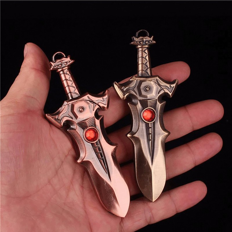DKLIMA Cool Stuff Dragons Swords Metal Custom Lighter, Unique Gifts