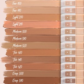 Profusion Cosmetics Feel Good Skin Perfector, Foundation Makeup for Radiant, Satin Finish, Available in 12 Curated Shades (Deep 510, 1)