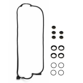 Vincos - Juego de juntas de tapa de válvula de motor con juntas de bujía y arandelas de repuesto para 12341PT0000 VS50365R VCHO012 036-1791 compatible con Honda Accord DX LX 2.2L 1990-1998