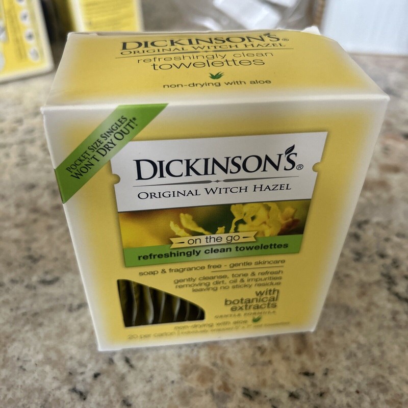 Dickinson's Original Witch Hazel Refreshingly Clean Cleansing Cloths 20ct- 1