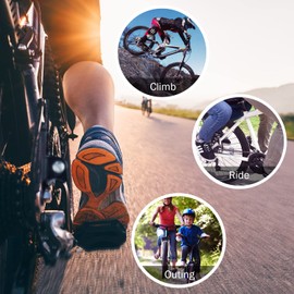 Bicycle Rear Pedals, Bicycle Foot Pegs Foldable Bicycle Footrest Rear Pedal Pad Made of Bicycle Iron for BMX Mountain Bike Cycling