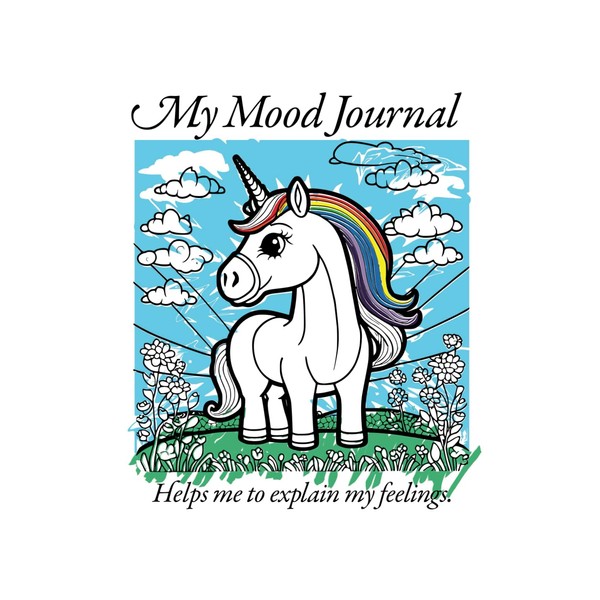 My Mood Journal: A creative daily log book to color