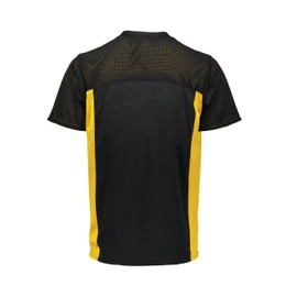 Augusta Sportswear Men's Standard Reversible Flag Football Jersey, Black/Gold