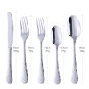 Buyer Star Luxury Flatware Set for 1 -Stainless Steel Hammered