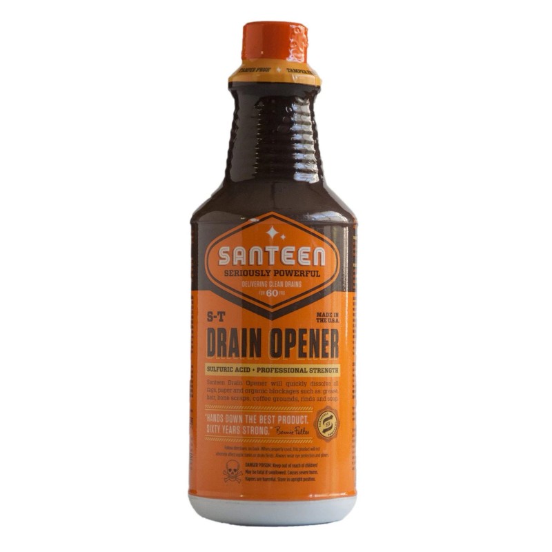 Santeen Drain Opener | Case of 6 (32oz) bottles |