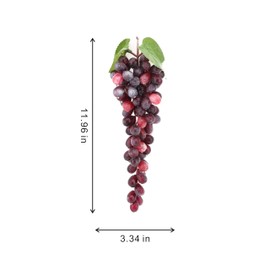 caiyjhao 2PCS Agate Realistic Grape Simulation Grape Fruit Fake Grape String Home Aesthetic Creative Design, Garden Vine Decoration, Fruit Shop Teaching Enlightenment Shooting Props (85 Grains)
