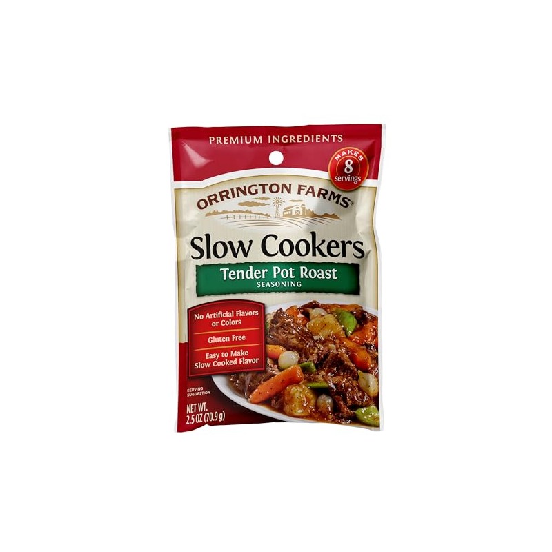 Orrington Farms Slow Cookers Seasoning Mix, 2.5 Oz, Tender Pot