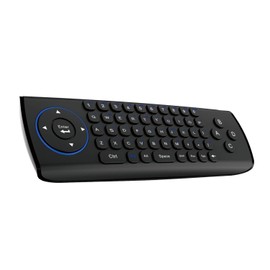 FAVI T1 Teclado y Mouse inalámbrico con conexión USB, 2.4 GHz, Aprendizaje IR, Negro (FMKRFIRAMT1)