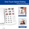 Big Button Phone for Seniors, 9 Pictured Big Buttons,Extra Loud
