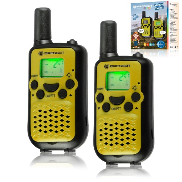 Bresser Junior Walkie Talkies for Kids, Set of 2, Ultra