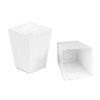 White Popcorn Boxes Mini Paper Popcorn Containers for Party,24 PCS
