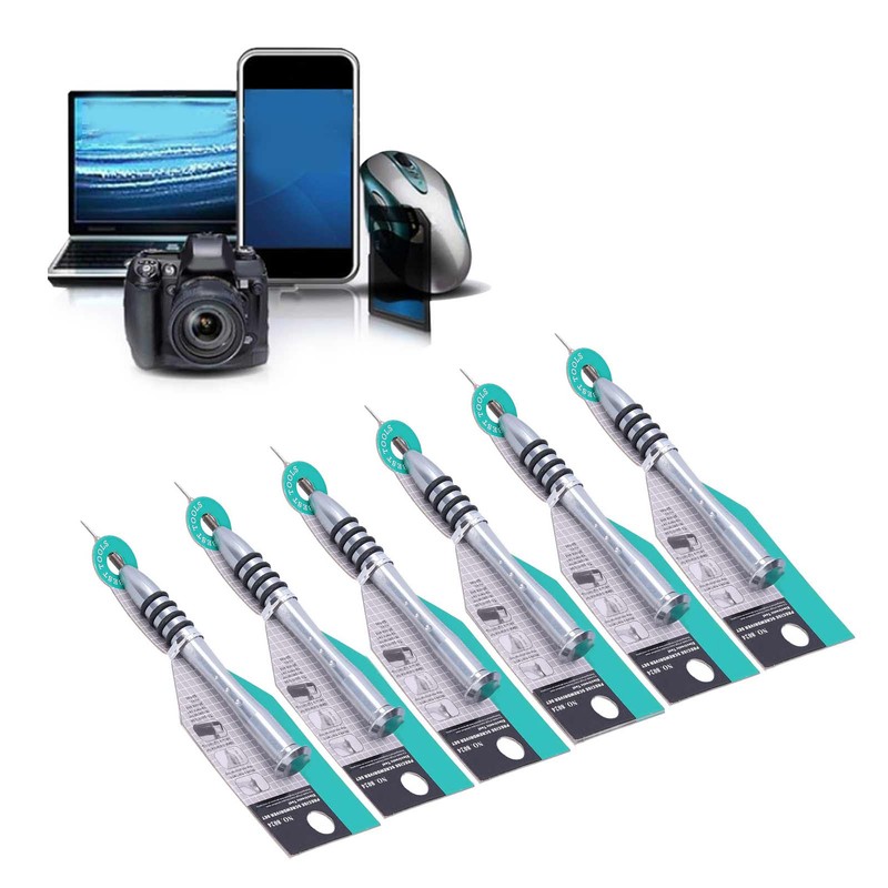 6Pcs Slot Screwdriver Hand Disassembly Repairing Tool 25mm for Electronics