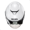 HJC i31 Solid Open Face Motorcycle Helmet, DOT Approved (White,