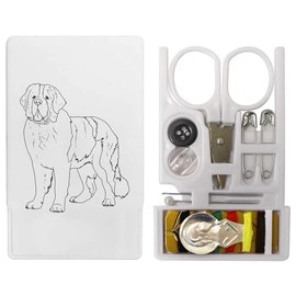 'St Bernard Dog Standing' Mini Travel Sewing Kit (SE00039724)