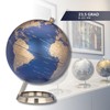TROIKA Globe 23.5 Degrees Matte Globe Dark Blue Seas &