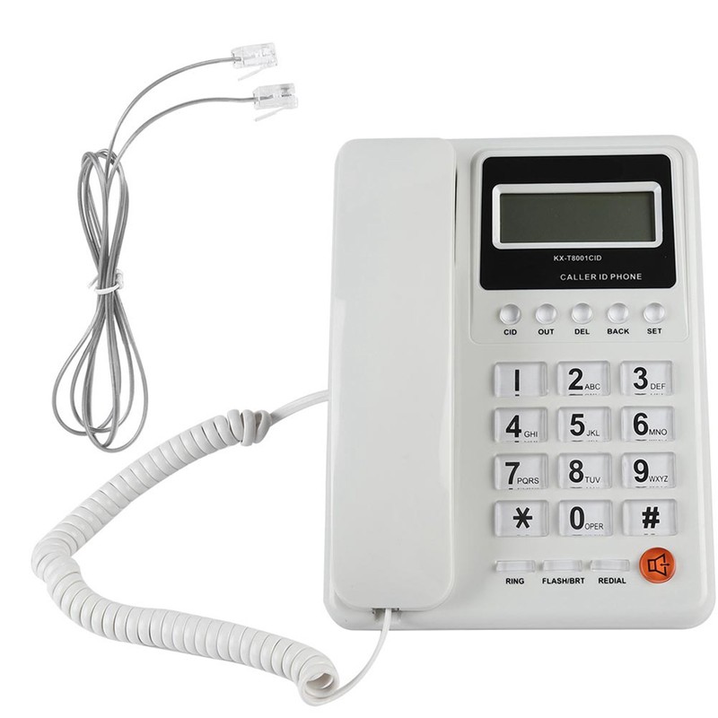 Home Hotel Wired Corded Desktop Telephone Office Landline Telephone