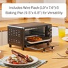 Elite Gourmet ETO490 9L/4 Slice Countertop Toaster Oven with 30-Minute