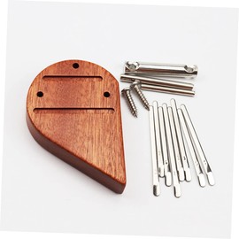 Mikinona 4 Sets thumb piano shrapnel mbira repairing parts thumb pianos thumb piano kalimba thumb piano replacement 8 key kalimba Mbira Finger Piano kid piano Metal self made child hardware