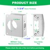 MP9457 Stainless Steel Lock and Door Reinforcement Plate fits 1-3/4"Thick