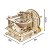 Ahyuan 3D Wooden Brain Puzzles for Adults Marble Run Model