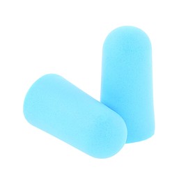 BIOS Living Soft, Tapered Foam, 32dB (decibels), Disposable Ear Plugs for Noise Reduction in Blue – BULK 30 Pairs (60 pieces) with Carrying Case – For Sleeping, Snoring, Studying, Work, Travel, and Concerts