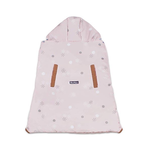 SONARIN Universal All Seasons Weather Cover for Baby Carrier,Cloak,Windproof,Waterproof,Detachable Lining for Winter Warm,Eco-Friendly Carrying(Pink)
