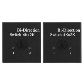 2Pcs HDMI BiDirection Switch Converter Switcher Splitter Hub HDCP 2x1 1x2 In Out