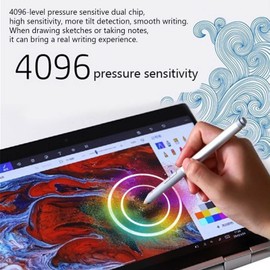 Active Pen for HP Elitebook for Zbook X360 1030 G3 1040, Stylus Pen Touchscreen Pen Digital Drawing Stylus 4096 Pressure Sensing Type C for G4 G5 G6 for HP Elite Dragonfly