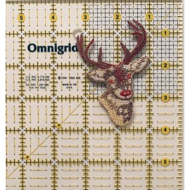 Christmas Rudolph The Red Nose Reindeer Iron On Patch Holiday December