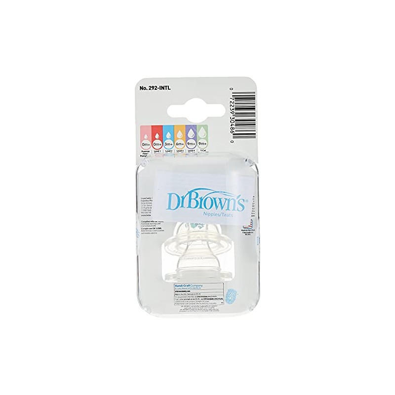 Dr. Brown's Tetina estándar Options+ nivel prematuro