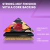 1 x Triangle Coaster - High Protein Diet Muscles Body