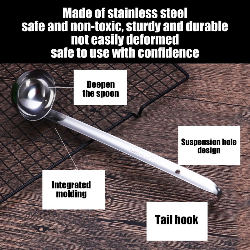 4 Pieces Stainless Steel Spoons, 1 Piece Slotted Spoon, Spoon