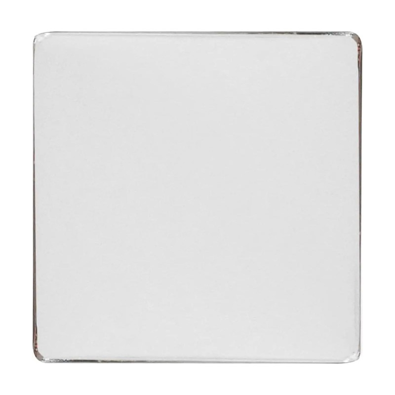 Bohaner 10Pcs Square Cabinet Knob Door Pull Handle Silver Drawer