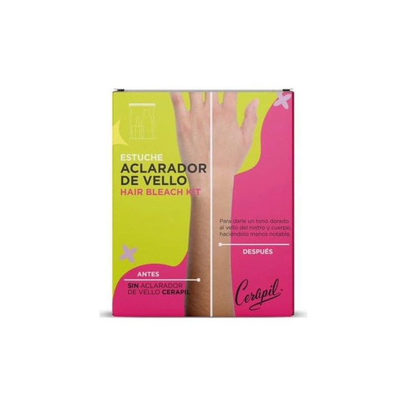 Cerapil Estuche aclarador de vello hair bleach