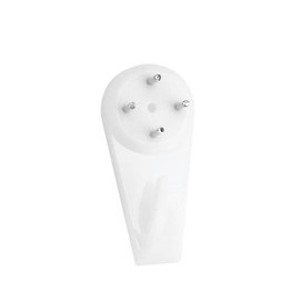 X Hard Wall Hooks Medium White Nylon 3 Pack Blister - 12828