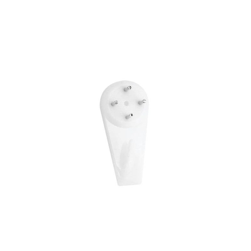 X Hard Wall Hooks Medium White Nylon 3 Pack Blister